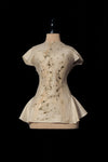 Mutedance 25 Spring/Summer Flower-dyed Short-sleeved Tunic Top MD-MD25SS10-hoary MD25SS09